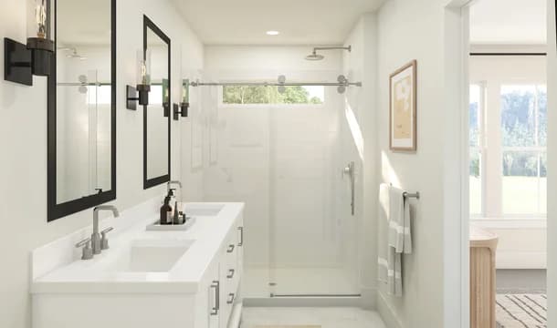 The Grove at Jackson Village Cape May Primary Bath Loft Palette 1 Level 2 Coastal Loft