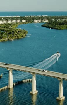 157139 Aerial Drone of Coastal Florida Indian River Atlantic Ocean USP Crop