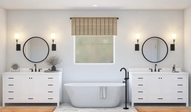Grand Oaks Austin Primary Bath Farmhouse Palette 5 Level 1 Farmhouse Rustic Refined
