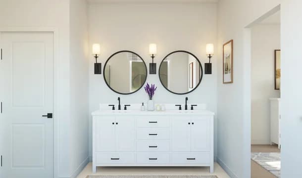 Barcelona Primary Bath Farmhouse Palette 6 Level 1 European Farmhouse