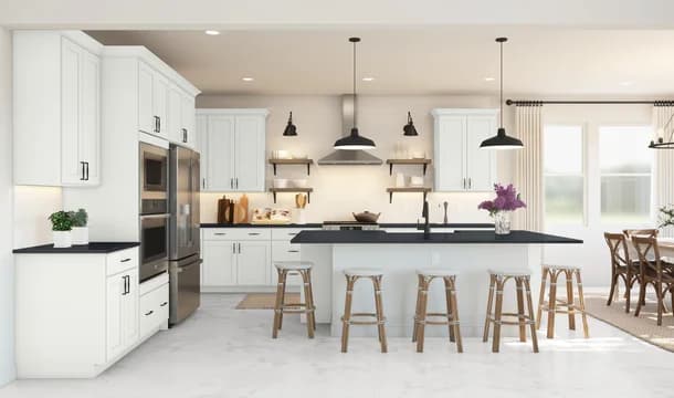 Barcelona Kitchen Farmhouse Palette 3 Level 1 European Farmhouse