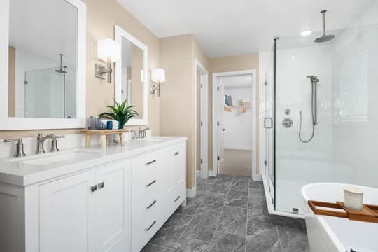 Pacifica at Stanford Crossing Macon II Primary Bath Classic Palette 5 Level