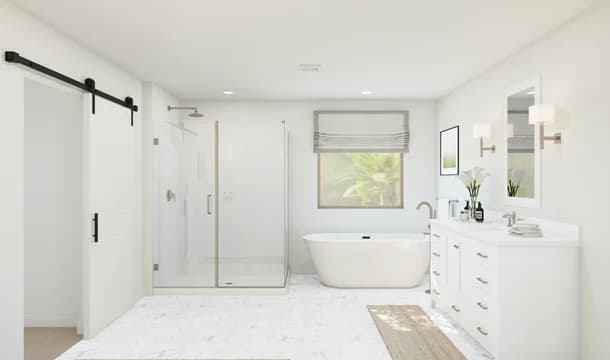 Hampton Primary Bath Tub Classic Palette 5 and 7 Level 1 Modern Classic