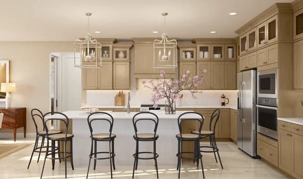 Mariposa Brisbane Kitchen Classic Palette 5 Level 2 Traditional Classic