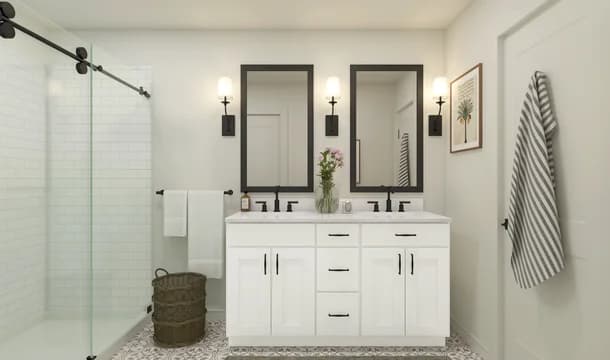 Providence Commons Alpharetta II Primary Bath Farmhouse Palette 4 Ascend Fresh Farmhouse