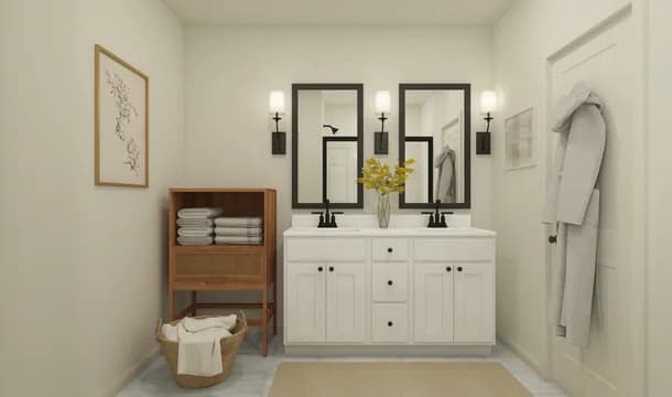 Aspire at New Hampstead Passionflower Primary Bath Farmhouse Palette 1 Aspire Traditional Farmhouse