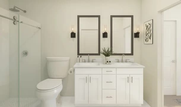 Finlay II Primary Bath Loft Palette 4 Ascend Black and White Loft