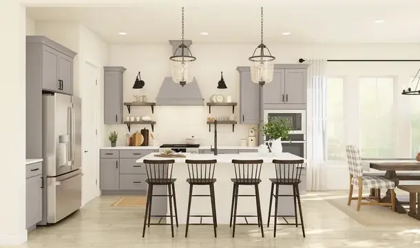 Four Seasons at Pennfield Asheville Kitchen Farmhouse Palette 1 Level 2 Traditional Farmhouse
