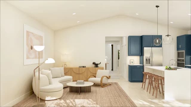 107573 16x9VaultedCeilingCrop Aguila at Terra Lago Evora Great Room Loft Palette 4 Level 1 Coastal Loft