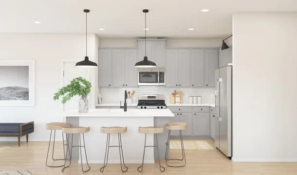 Villages at Hays Mill Creek Godavari Kitchen Farmhouse Palette 3 Aspire Industrial Farmhouse