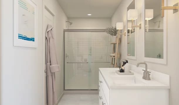 Villages at Hays Mill Creek Seine ESP Primary Bath Loft Palette 4 Aspire Coastal Loft