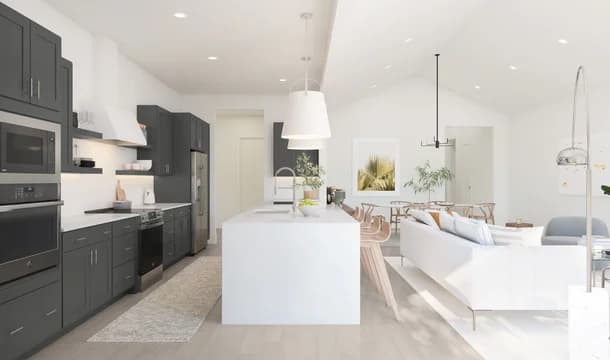 Estates at Silverwood Geneva Kitchen Loft Palette 4 Level 2 Neutral Loft