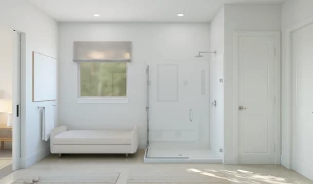 Estates at Silverwood Geneva Primary Bath Loft Palette 4 Level 2 Neutral Loft