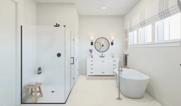 Carson Primary Bath Tub Farmhouse Palette 6 Level 2 European Farmhouse