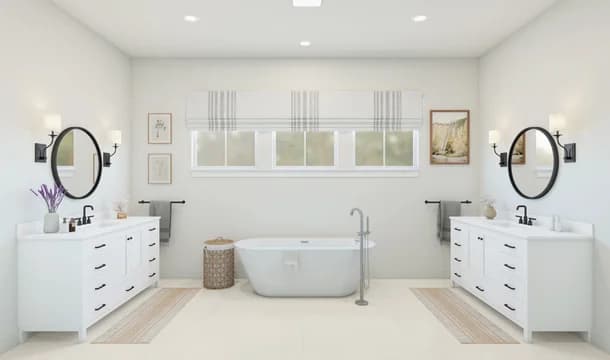 Carson Primary Bath Tub Farmhouse Palette 6 Level 2 European Farmhouse