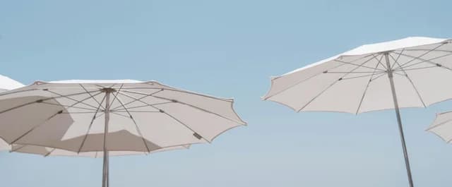 149709 Beach Umbrellas Against the Sky Crop