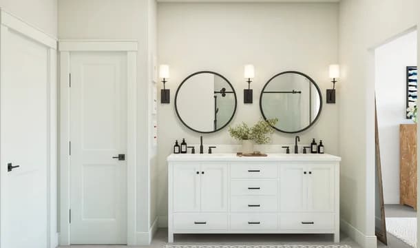 Mitchell s Corner Seaview II Primary Bath Farmhouse Palette 2 Level 3 Coastal Farmhouse