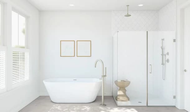 Bar Harbor Primary Bath Plus Tub Classic Palette 2 Level 3 Coastal Classic