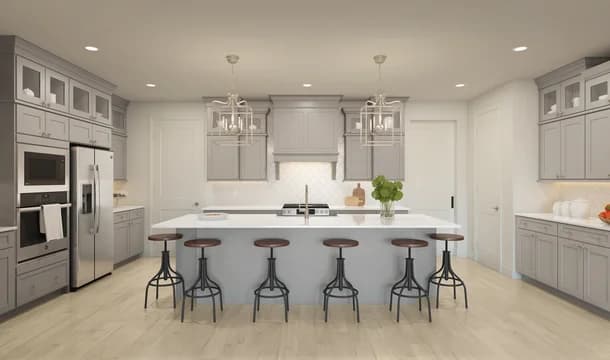 Bar Harbor Kitchen Classic Palette 1 Level 3 Coastal Classic