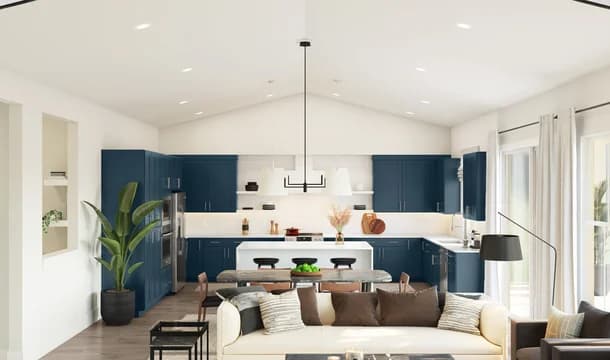 Vista Del Sol Belfast II ESP Great Room Ceiling Loft Palette 2 Level 2 Black and White Loft