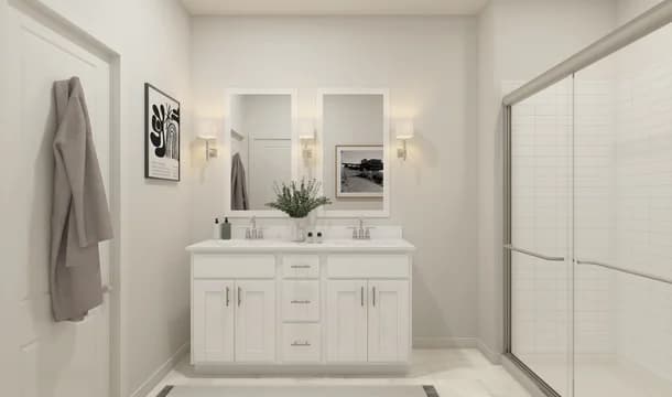 Adriatic Primary Bath Loft Palette 3 Aspire Black and White Loft