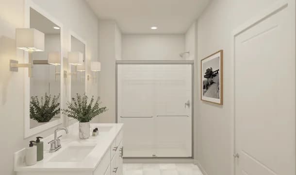 Adriatic Primary Bath Loft Palette 3 Aspire Black and White Loft