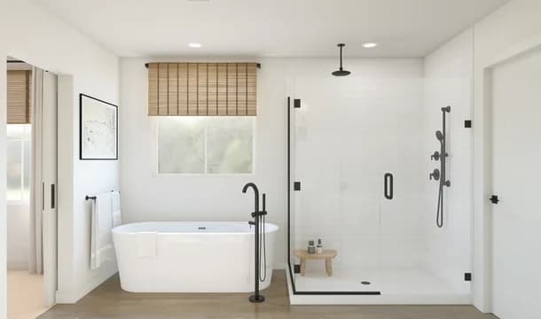 Macon II Primary Bath Plus Tub Farmhouse Palette 4 Level 1 Coastal Farmhouse