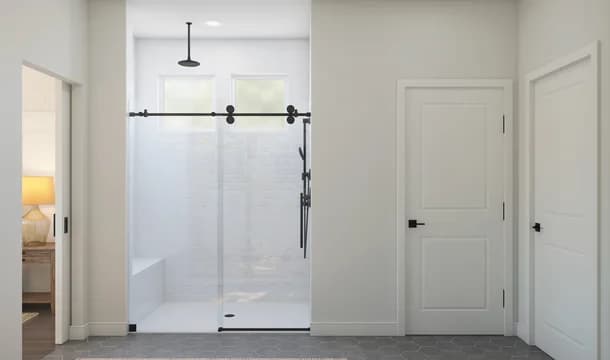 Four Seasons at the Lakes of Cane Bay Bernstein Primary Bath Farmhouse Palette 3 Level