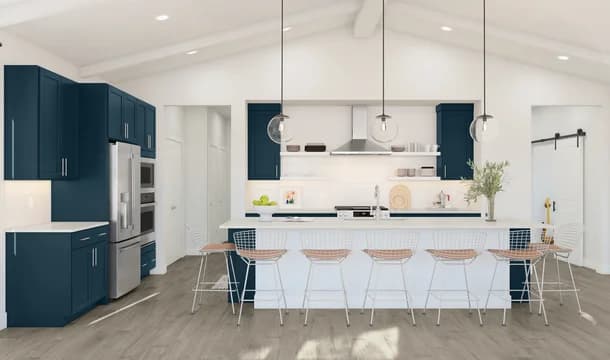 Four Seasons at the Lakes of Cane Bay Stanwyck Kitchen Loft Palette 2 Level 1 Coastal Loft