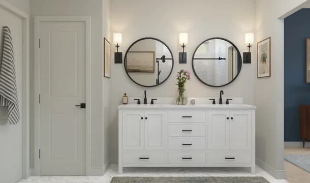 Four Seasons at Easton Seagrove Primary Bath Farmhouse Palette 5 Level 1 Fresh Farmhouse