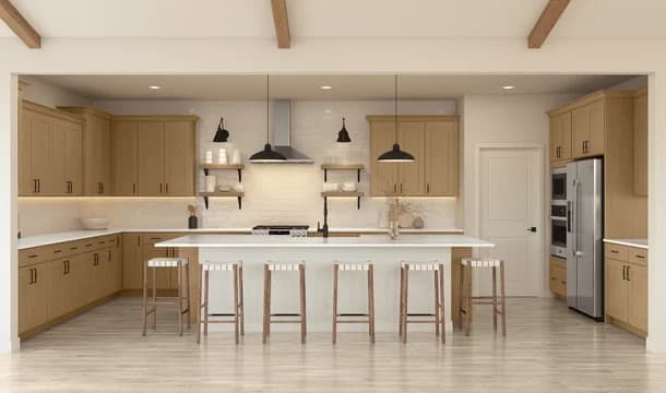 Four Seasons at Easton Franklin Kitchen Farmhouse Palette 5 Level 1 Coastal Classic