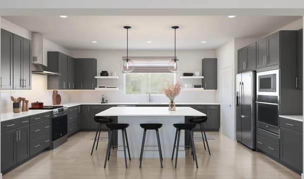 Four Seasons at Easton Carver Kitchen Loft Palette 4 Level 1 Black and White Loft
