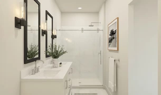 Urban at South Mountain Orinda Primary Bath Loft Palette 1 Level 1 Black and White Loft