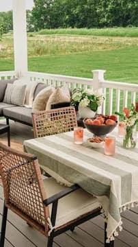 Sunny Slope Crossing Styling a Porch