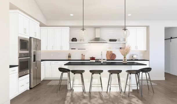 Chaparral Ranch Aberdeen Kitchen Loft Palette 3 Level 1 Black and White Loft