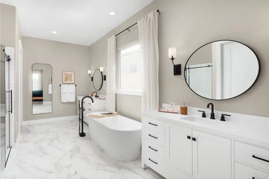 The Estates At Silverwood Austin Primary Bath Farmhouse Palette 5 Level 2