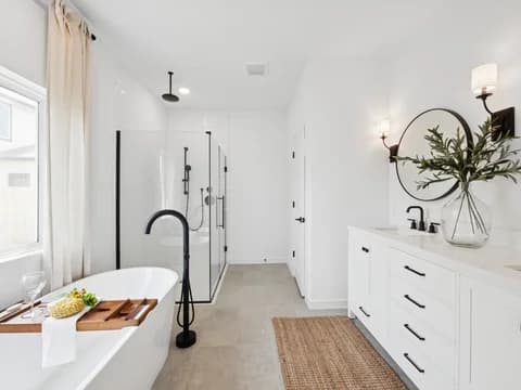 Harvest Pointe Pasadena ESP primary bath Farmhouse Palette 5 Level 1