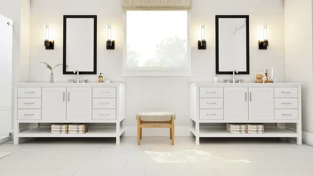 Primary Bath Vanity Dallas Monterra Frankfurt SPEC 2 Base Palette 1 Furnished