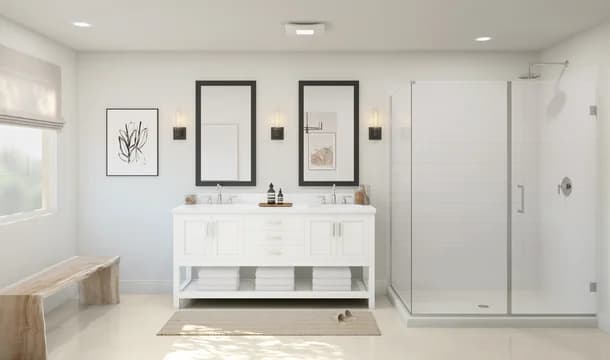 Lighthouse Bluffs Raleigh II Primary Bath Loft Palette 6 Level 1 Neutral Loft