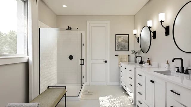 Primary Bath Dallas Monterra Stirling SPEC 2 Base Palette 1 Furnished