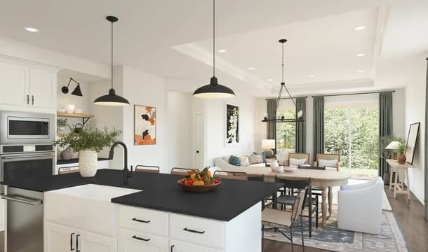 Four Seasons at the Lakes of Cane Bay Spring Lake IV SEC_FS Lake Cane Bay Exp Villas_Spring Lake_Spec 1_Farmhouse Fresh 3_Dining_2 OPT Farmhouse Palette 3 Level 1 Fresh Farmhouse