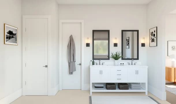 Belfast ESP Primary Bath Loft Palette 6 Level 3 Black and White Loft