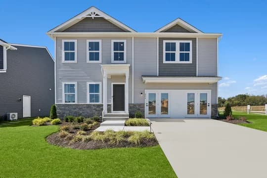 Aspire at Huntwell West Water Lily Elevation DA Farmhouse Palette 4 Ascend Traditional Farmhouse