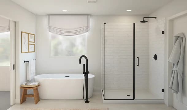 Rosewood at The Estates Macon II Primary Bath Farmhouse Palette 4 Level 1 Traditional Farmhouse