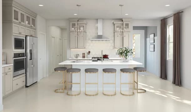 Bergamo Spring Lake Kitchen Classic Palette 1 Level 1 Coastal Farmhouse