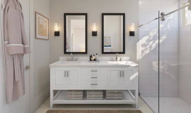 The Delta at Asbury Park Cape Elizabeth Primary Bath Loft Palette 6 Level 3 Coastal Loft