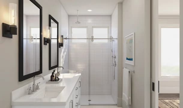 The Delta at Asbury Park Cape Elizabeth Primary Bath Loft Palette 6 Level 3 Coastal Loft