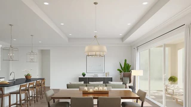 Cypress at The Fairways Aegean Dining Area Ceiling Classic Palette 3 Level 2 Modern Classic