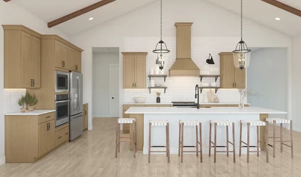 Cypress at The Fairways Aegean ESP Kitchen Farmhouse Palette 5 Level 2 Coastal Farmhouse