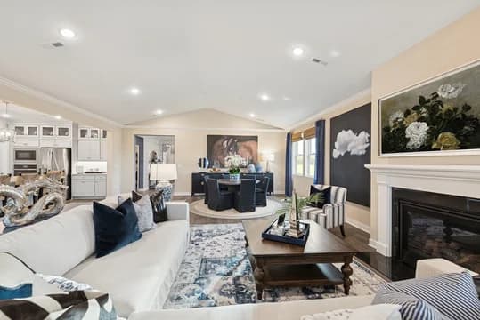 Four Seasons at Easton Franklin Great Room and Dining Classic Palette 6 Level 1